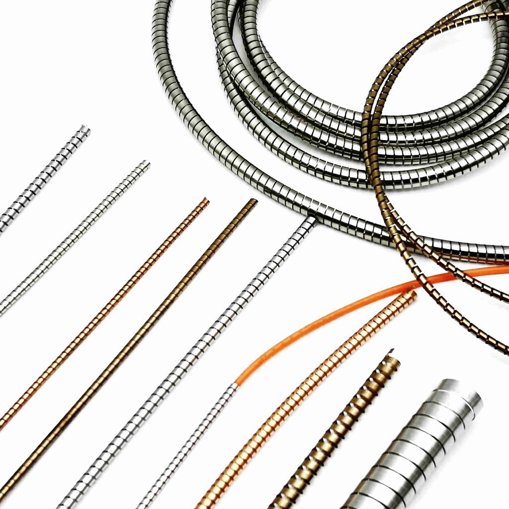 Electromagnetic(EMI) shielding spiral tubes
