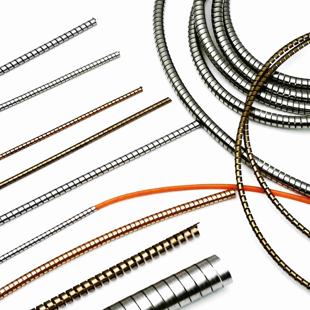 Electromagnetic(EMI) shielding spiral tubes