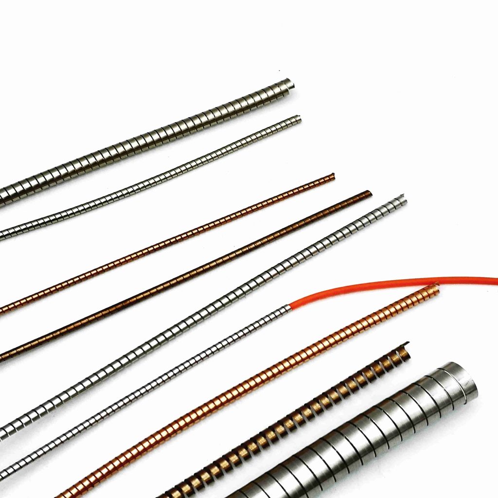 Electromagnetic(EMI) shielding spiral tubes