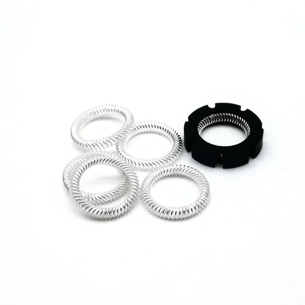 Electrical conducting springs-Handashielding