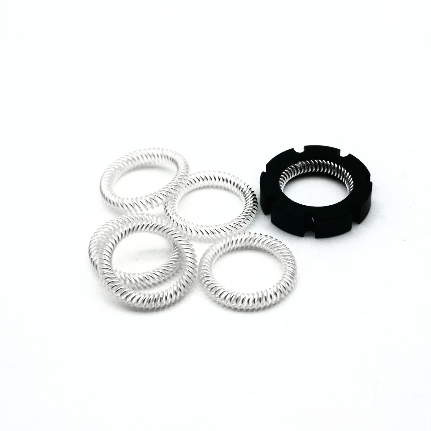 Electrical conducting springs-Handashielding