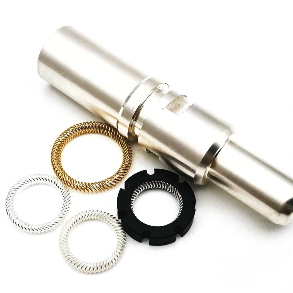 Electrical conducting springs-Handashielding