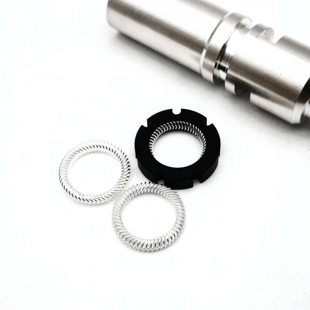 Electrical conducting springs-Handashielding